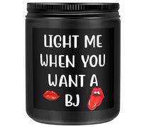 Funny Gifts for Him-Valentines Day Gifts for Him, Scented Candle Presents for Men,Anniversary Engagement Gift for Husband,Fiance,Boyfriend,Valentines Day for Him (Light Me-Sandalwood)