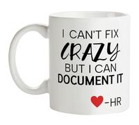 Funny Gifts for Hr, Human Resource Novelty Coffee Mug,Birthday Christmas Gifts for Human Resources Manager Office Tea Cup 11 Oz
