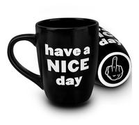 Funny Gifts for Men: 330ml Ceramic Coffee Cup, Funny Secret Santa Gifts for Men Him Friends, Christmas Presents for Couple on Birthday Anniversary