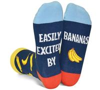 Funny Gifts for Men Women Teens, Novelty Food Theme Socks Christmas Gifts Birthday Gifts, Banana, Medium