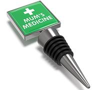 Funny Gifts for Mum from Daughter Son Novelty Wine Bottle Stopper Mums Medicine Cork Rude Funny Novelty Gift for Her Mothers Day Birthday Christmas Secret Santa Idea