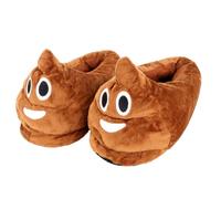 Funny Gifts for Women Men Adult,Fuzzy Poo Slippers Secret Santa Gift,Fit Size 4-9 Comfy Slippers Indoor,Gag Gift,White Elephant Gadgets Fun Rude Christmas Gifts for Winter Friends Coworkers Colleague