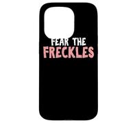 Funny Ginger Irish Redhead Fear the Freckles Case for iPhone 15 Pro