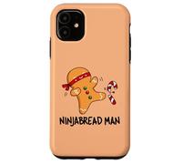 Funny Gingerbread Ninjabread Man, Sweet Cookie Baking Lovers Case for iPhone 11