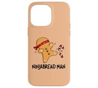 Funny Gingerbread Ninjabread Man, Sweet Cookie Baking Lovers Case for iPhone 14 Pro Max