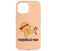 Funny Gingerbread Ninjabread Man, Sweet Cookie Baking Lovers Case for iPhone 15