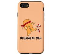 Funny Gingerbread Ninjabread Man, Sweet Cookie Baking Lovers Case for iPhone SE (2020) / 7/8