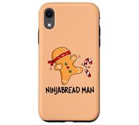 Funny Gingerbread Ninjabread Man, Sweet Cookie Baking Lovers Case for iPhone XR