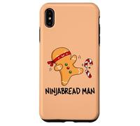 Funny Gingerbread Ninjabread Man, Sweet Cookie Baking Lovers Case for iPhone XS Max