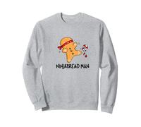 Funny Gingerbread Ninjabread Man, Sweet Cookie Baking Lovers Sweatshirt