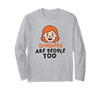 Funny Gingers are People Too Ginger Redhead Proud Long Sleeve T-Shirt