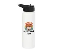 Funny Gingers are People Too Ginger Redhead Proud Stainless Steel Insulated Water Bottle