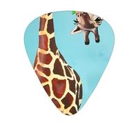 Funny Giraffe Art Guitar Plectrums 12 Pieces For Ukulele Bass Instrument Accessories
