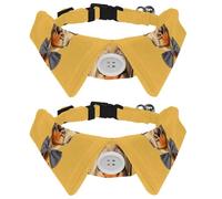 Funny Giraffe Hipster Animal Neck Dog Collar Bowtie, Comfortable Adjustable Dog Bow Tie Collar for Small Boys and Girls Pets