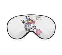 Funny Giraffe in Rainbow Glasses Sleep Eye Mask Soft Sleep Cover Blindfold Sleeping Mask Cover for Sleep Travel