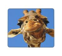 funny giraffe Print Mouse Pad Square Mouse Mat Non-Slip Mousepad Large Gaming Mouse Mat For Office Laptop 7 x 8.6 in