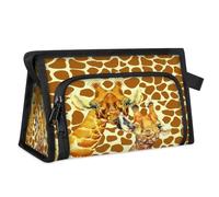Funny Giraffe Print Travel Toiletry Bag for Women Men Girls Boys Multifunctional Makeup Pouch Bag Wash Toiletries Cosmetic Organizer Shower Bag