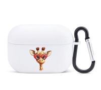 Funny Giraffe Protective Case Cover Compatible with Airpods Pro Cute Earbuds Case Bluetooth Headset Cover