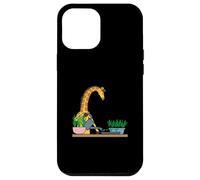 Funny Giraffe Urban Gardening Cartoon Design Case for iPhone 12 Pro Max