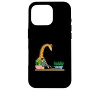 Funny Giraffe Urban Gardening Cartoon Design Case for iPhone 16 Pro