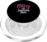 Funny Girl Boss I'm Not Bossy I Have Leadership Skills PopSockets PopGrip for MagSafe