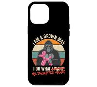 Funny Girl Dad Gorilla I Do What My Daughter Wants Retro Case for iPhone 12 Pro Max