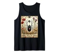 Funny Girls Black Widow Spider Tank Top