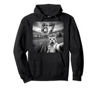 Funny Girls Boys 6 7 Alien Cat Selfie UFO Meme Six Seven 67 Pullover Hoodie