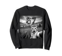 Funny Girls Boys 6 7 Alien Cat Selfie UFO Meme Six Seven 67 Sweatshirt