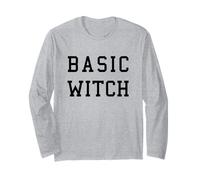 Funny Girls Halloween Costume Basic Witch Clothing Long Sleeve T-Shirt