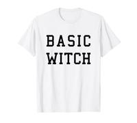 Funny Girls Halloween Costume Basic Witch Clothing T-Shirt
