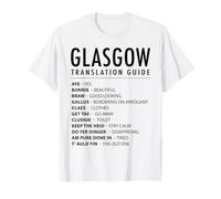 Funny Glasgow Scottish Slang Translation Guide & Scotland T-Shirt