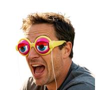 Funny Glasses Funny Colorful Photo Props with Pull Rope | Novelty Crazy Glasses for Short Video Creation, Carnivals, Gatherings, Halloween