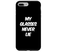 Funny Glasses Quotes Text Funny My Glasses Never Lie Case for iPhone 7 Plus/8 Plus