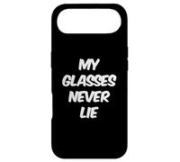 Funny Glasses Quotes Text Funny My Glasses Never Lie Case for iPhone Air