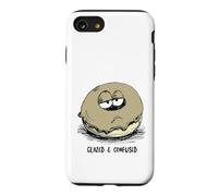Funny Glazed and confused Donut pun Doughnut dad joke humor Case for iPhone SE (2020) / 7/8