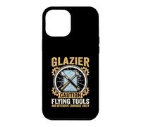Funny Glazier Caution Flying Tools Glass Worker Case for iPhone 12 Pro Max