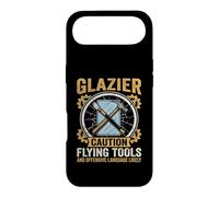 Funny Glazier Caution Flying Tools Glass Worker Case for iPhone Air