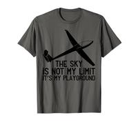 Funny Glider Art Gliding Pilot Aviation Lover Men Women T-Shirt