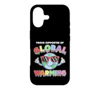 Funny Global Warming Supporter Dark Humor Climate Meme Case for iPhone 17