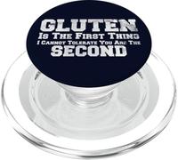 Funny Gluten Intolerance Sarcastic Social Humor PopSockets PopGrip for MagSafe