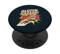Funny Gluten Tolerance Bread Gluten Tolerant PopSockets Adhesive PopGrip