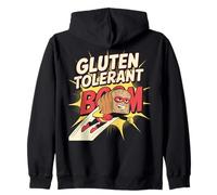 Funny Gluten Tolerance Bread Gluten Tolerant Zip Hoodie