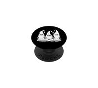Funny Gnomes Skeletons Halloween PopSockets Adhesive PopGrip