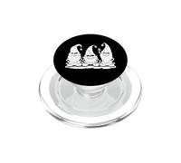 Funny Gnomes Skeletons Halloween PopSockets PopGrip for MagSafe