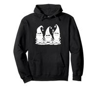 Funny Gnomes Skeletons Halloween Pullover Hoodie