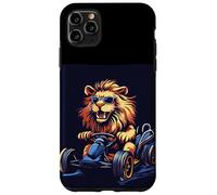 Funny Go Kart Lion Ready for a Fast Ride Case for iPhone 11 Pro Max
