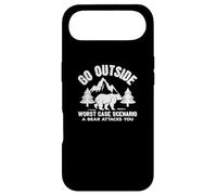 Funny - Go Outside Worse Case Scenario A Bear Attacks Case for iPhone Air