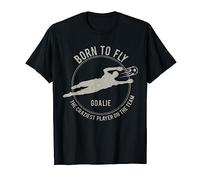 Funny Goalkeeper T-Shirt Gift Soccer Goalie Born to fly