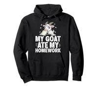 Funny Goat Ate My Homework Farm Animal Student Teacher Humor Pullover Hoodie